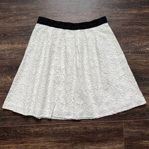 NWT LOFT Women’s Ivory Lace Skirt 10P